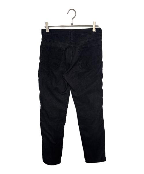 KAPITAL（キャピタル）KAPITAL (キャピタル) Straight-Leg Embellished Cotton-Blend Corduroy Trousers ブラック サイズ:30の古着・服飾アイテム