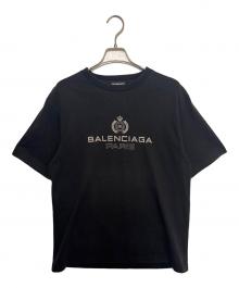 BALENCIAGA（バレンシアガ）の古着「BB PARIS REGULAR T-SHIRT」｜ブラック