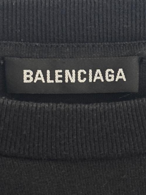 BALENCIAGA（バレンシアガ）BALENCIAGA (バレンシアガ) BB PARIS REGULAR T-SHIRT ブラック サイズ:XSの古着・服飾アイテム