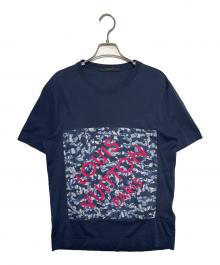 LOUIS VUITTON（ルイ ヴィトン）の古着「 迷彩ロゴTシャツ」｜ネイビー
