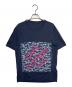 LOUIS VUITTON（ルイ ヴィトン）の古着「 迷彩ロゴTシャツ」｜ネイビー