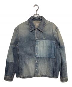 sacai サカイ Blouson レイヤード デニム フーディ インディゴ 中古・古着通販】sacai (サカイ) Denim Blouson インディゴ サイズ:2