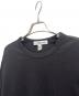 中古・古着 COMME des GARCONS SHIRT (コムデギャルソンシャツ) コットンクルーネックL/Sカットソー ブラック サイズ:M：7000円