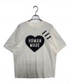 HUMAN MADEヒューマンメイド）の古着「HEART LOGO T-SHIRT」｜ホワイト