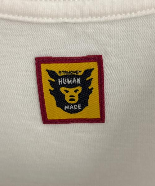 HUMAN MADE（ヒューマンメイド）HUMAN MADE (ヒューマンメイド) HEART LOGO T-SHIRT ホワイト サイズ:XLの古着・服飾アイテム