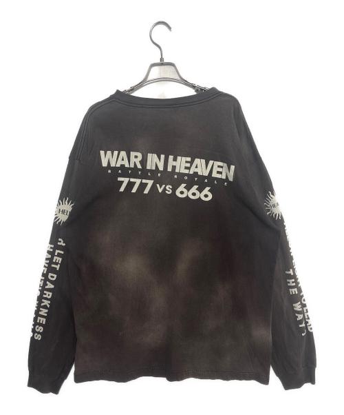 SAINT MICHAEL（セントマイケル）SAINT MICHAEL (セントマイケル) LS TEE EYES W.I.H ブラック サイズ:XLの古着・服飾アイテム