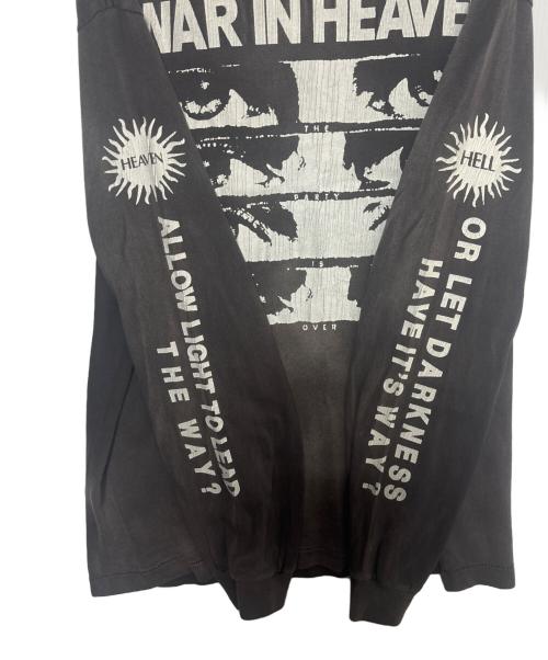 SAINT MICHAEL（セントマイケル）SAINT MICHAEL (セントマイケル) LS TEE EYES W.I.H ブラック サイズ:XLの古着・服飾アイテム