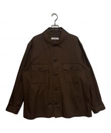 Ujoh（ウジョー）の古着「CPO BOX Shirt Blouson」｜ブラウン