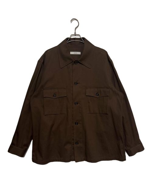 Ujoh（ウジョー）Ujoh (ウジョー) CPO BOX Shirt Blouson ブラウン サイズ:3の古着・服飾アイテム