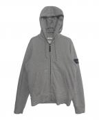 STONE ISLANDストーンアイランド）の古着「コットンジップアップフーディ パーカー」｜グレー