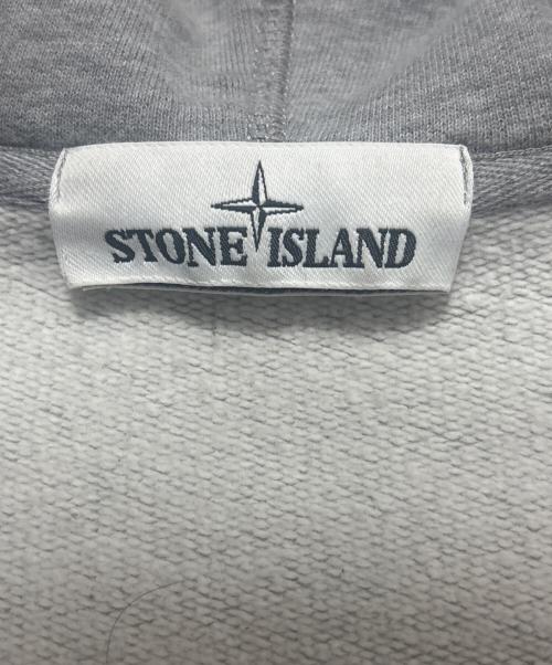 STONE ISLAND（ストーンアイランド）STONE ISLAND (ストーンアイランド) コットンジップアップフーディ パーカー グレー サイズ:Mの古着・服飾アイテム