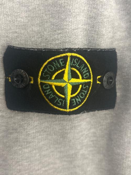 STONE ISLAND（ストーンアイランド）STONE ISLAND (ストーンアイランド) コットンジップアップフーディ パーカー グレー サイズ:Mの古着・服飾アイテム