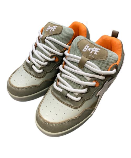 BAPESTA（ベイプスタ）BAPESTA (ベイプスタ) FLIP STA オリーブ×オレンジ サイズ:26.5の古着・服飾アイテム