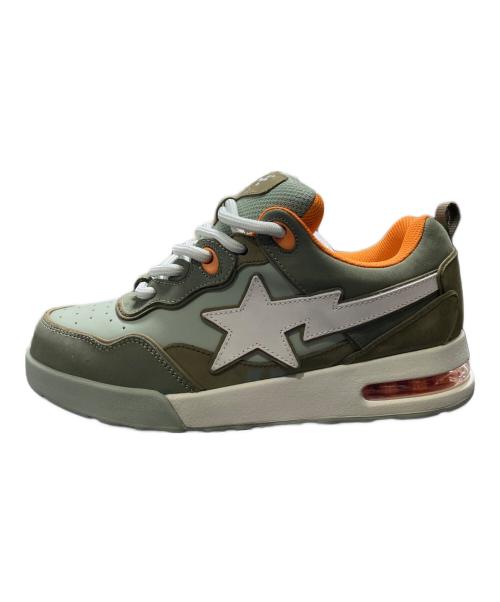BAPESTA（ベイプスタ）BAPESTA (ベイプスタ) FLIP STA オリーブ×オレンジ サイズ:26.5の古着・服飾アイテム