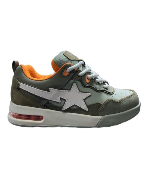 BAPESTA（ベイプスタ）BAPESTA (ベイプスタ) FLIP STA オリーブ×オレンジ サイズ:26.5の古着・服飾アイテム
