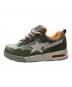 BAPESTA (ベイプスタ) FLIP STA オリーブ×オレンジ サイズ:26.5：35000円