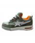 中古・古着 BAPESTA (ベイプスタ) FLIP STA オリーブ×オレンジ サイズ:26.5：35000円