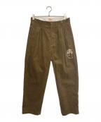 BRAIN DEAD×BROOKS BROTHERSブレインデッド×ブルックスブラザーズ）の古着「California Pleated Trouser ( カリフォルニア プリーテッド トラウザー )」｜オリーブ