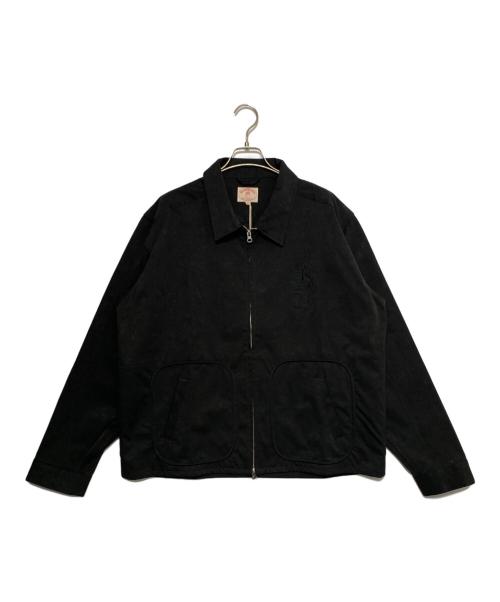 BRAIN DEAD（ブレインデッド）BRAIN DEAD (ブレインデッド) HARRINGTON JAKCET ブラック サイズ:XLの古着・服飾アイテム