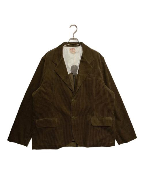 BRAIN DEAD（ブレインデッド）BRAIN DEAD (ブレインデッド) BROOKS BROTHERS (ブルックスブラザーズ) California Suit Jacket ブラウン サイズ:Lの古着・服飾アイテム