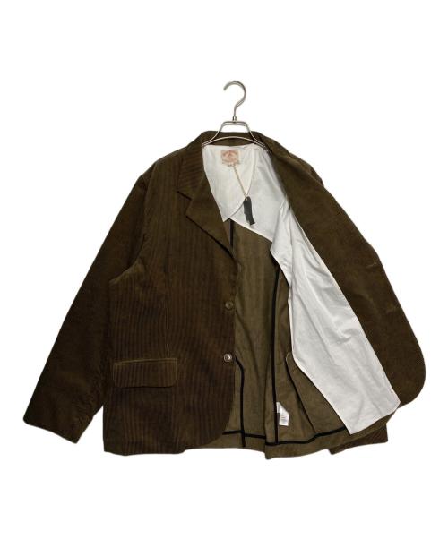 BRAIN DEAD（ブレインデッド）BRAIN DEAD (ブレインデッド) BROOKS BROTHERS (ブルックスブラザーズ) California Suit Jacket ブラウン サイズ:Lの古着・服飾アイテム
