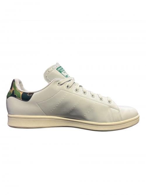 adidas（アディダス）adidas (アディダス) A BATHING APE (アベイシングエイプ) Stan Smith Golf ホワイト サイズ:29.5の古着・服飾アイテム