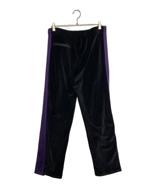 Needles（ニードルズ）Needles (ニードルズ) VELOUR NARROW TRACK PANT ブラック サイズ:Lの古着・服飾アイテム