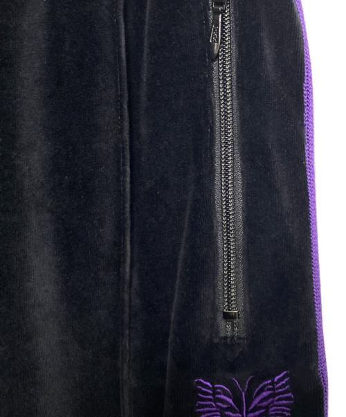 Needles（ニードルズ）Needles (ニードルズ) VELOUR NARROW TRACK PANT ブラック サイズ:Lの古着・服飾アイテム