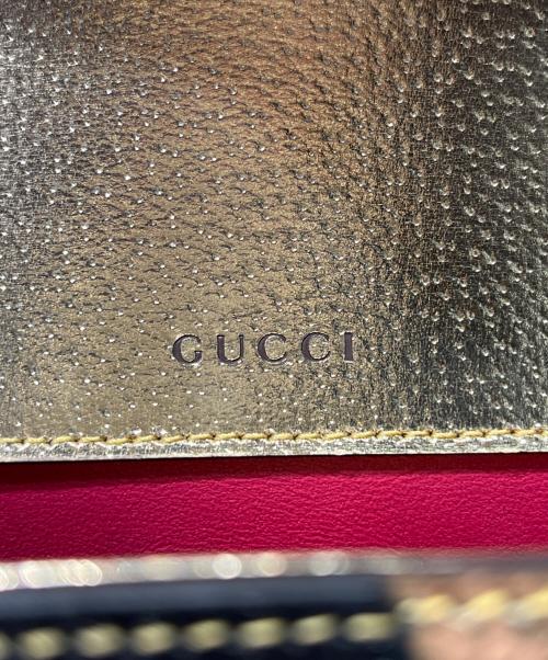 adidas（アディダス）adidas (アディダス) GUCCI (グッチ) チェーンショルダーバッグ ホースビット1955 ゴールドの古着・服飾アイテム