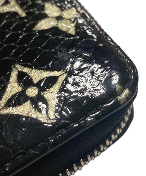 LOUIS VUITTON（ルイ ヴィトン）LOUIS VUITTON (ルイ ヴィトン) エキゾチック レザー ジッピー ウォレット ブラックの古着・服飾アイテム