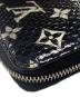 中古・古着 LOUIS VUITTON (ルイ ヴィトン) エキゾチック レザー ジッピー ウォレット ブラック：250000円
