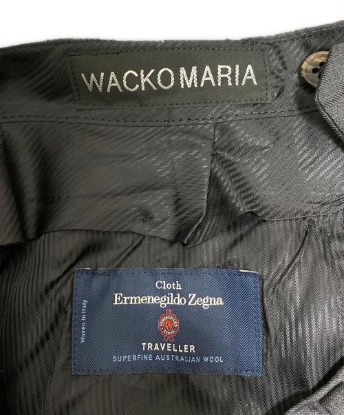 WACKO MARIA（ワコマリア）WACKO MARIA (ワコマリア) ERMENEGILDO ZEGNA (エルメネジルド・ゼニア) PLEATED TROUSERS チャコールグレー サイズ:XLの古着・服飾アイテム