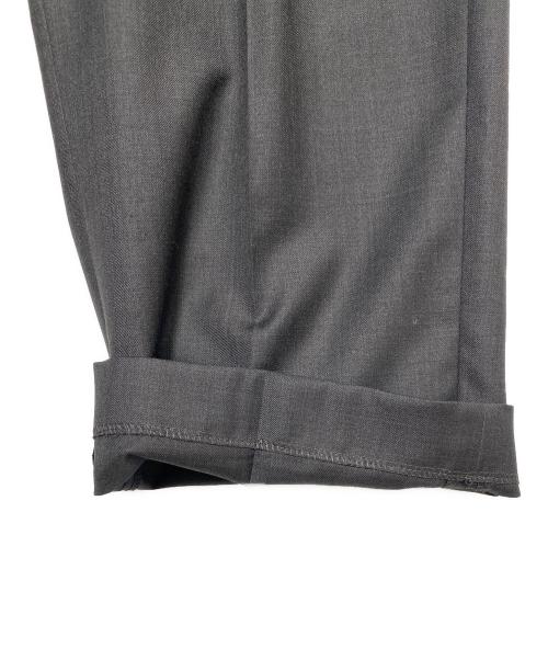 WACKO MARIA（ワコマリア）WACKO MARIA (ワコマリア) ERMENEGILDO ZEGNA (エルメネジルド・ゼニア) PLEATED TROUSERS チャコールグレー サイズ:XLの古着・服飾アイテム