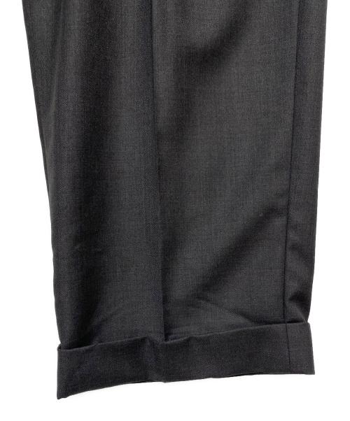 WACKO MARIA（ワコマリア）WACKO MARIA (ワコマリア) ERMENEGILDO ZEGNA (エルメネジルド・ゼニア) PLEATED TROUSERS チャコールグレー サイズ:XLの古着・服飾アイテム