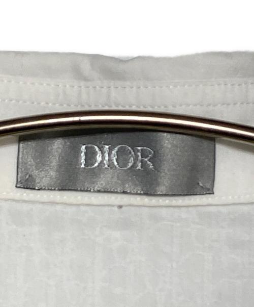 Dior（ディオール）Dior (ディオール) Oblique Shirt Cotton Jacquard ホワイト サイズ:38の古着・服飾アイテム