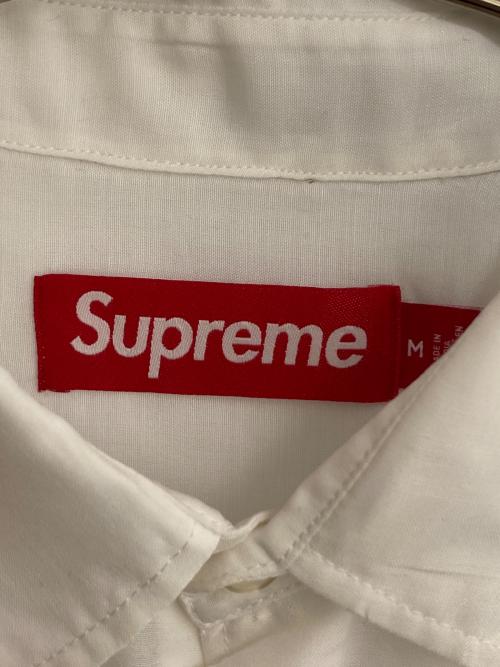 SUPREME（シュプリーム）Supreme (シュプリーム) Pintuck S/S Shirt ホワイト サイズ:Mの古着・服飾アイテム