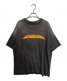 SAINT MICHAEL（セントマイケル）の古着「S/S TEE OBLITERATE」｜グレー