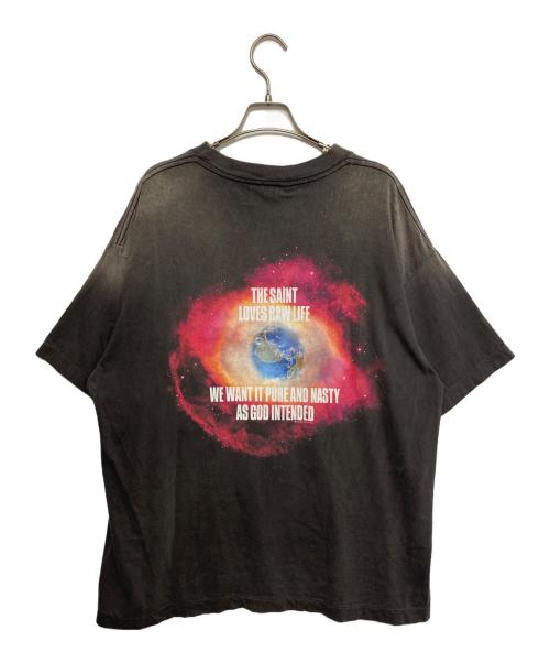 SAINT MICHAEL（セントマイケル）SAINT MICHAEL (セントマイケル) S/S TEE OBLITERATE グレー サイズ:Lの古着・服飾アイテム
