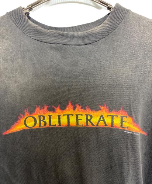 SAINT MICHAEL（セントマイケル）SAINT MICHAEL (セントマイケル) S/S TEE OBLITERATE グレー サイズ:Lの古着・服飾アイテム