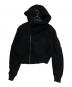 RICK OWENS（リックオウエンス）の古着「Cropped Hooded Flight（ クロップド フーデッド フライト ）」｜ブラック