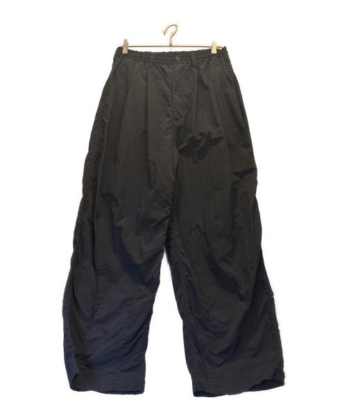 COMME des GARCONS HOMME（コムデギャルソン オム）COMME des GARCONS HOMME (コムデギャルソン オム) Nylon tussah tuck pants ブラック サイズ:Sの古着・服飾アイテム