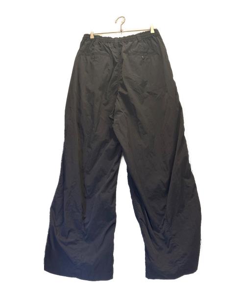 COMME des GARCONS HOMME（コムデギャルソン オム）COMME des GARCONS HOMME (コムデギャルソン オム) Nylon tussah tuck pants ブラック サイズ:Sの古着・服飾アイテム