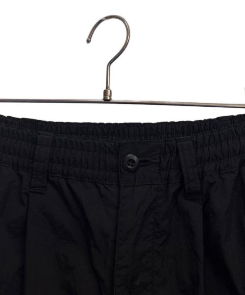 COMME des GARCONS HOMME（コムデギャルソン オム）COMME des GARCONS HOMME (コムデギャルソン オム) Nylon tussah tuck pants ブラック サイズ:Sの古着・服飾アイテム