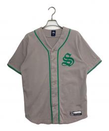 stussy（ステューシー）の古着「Baseball Jersey ( ステューシー ベースボール ジャージ )」｜ライトグレー