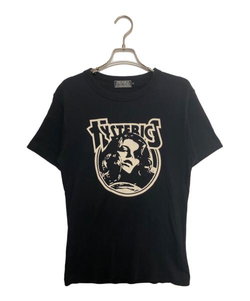 Hysteric Glamour（ヒステリックグラマー）Hysteric Glamour (ヒステリックグラマー) Endless Rock Tee ブラック サイズ:Mの古着・服飾アイテム