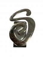 stussyステューシー）の古着「25SS SWIRLY S MONEY CLIP」｜シルバー