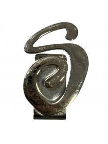 stussy（ステューシー）の古着「25SS SWIRLY S MONEY CLIP」｜シルバー