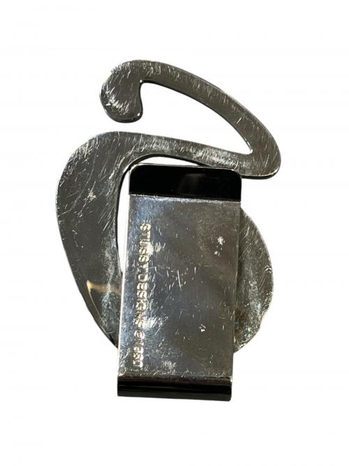 stussy（ステューシー）stussy (ステューシー) 25SS SWIRLY S MONEY CLIP シルバー サイズ:-の古着・服飾アイテム
