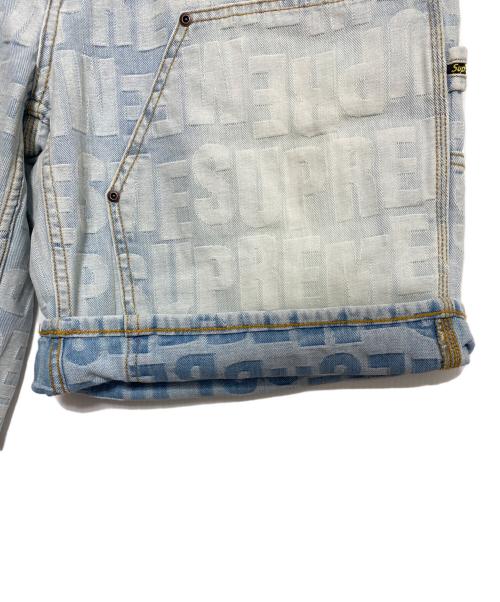 SUPREME（シュプリーム）Supreme (シュプリーム) 26SS Repeat Jacquard Double Knee Denim Short スカイブルー サイズ:32の古着・服飾アイテム