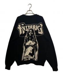 Hysteric Glamour（ヒステリックグラマー）の古着「25AW BAD ASS MAMA 編込 カーディガン」｜ブラック